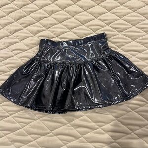 Azarhia midnight bluish metallic skirt